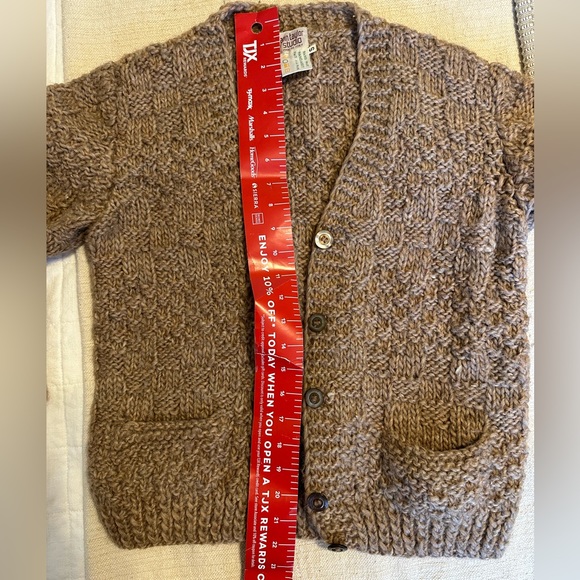 Vintage Ann Taylor Studio rabbit hair cardigan hand made - Picture 6 of 12